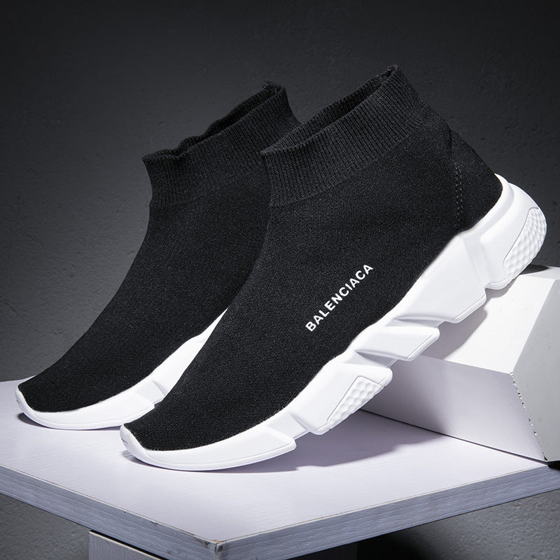Unisex Balenciaga Speed stretch-knit sock trainers Mesh Shoes Men's Lightweight Stretch Sports Casual Shoes