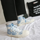 Canvas Shoes Zhejiang Color-Changing High-Top Men's and Women's Casual Sneakers Hong Kong Style Trendy Shoes