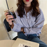 Gloria Vanderbilt Striped Shirt Jacket