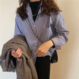 Gloria Vanderbilt Striped Shirt Jacket