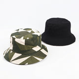 Bucket Hat Fishing Cap Cotton Print Fisherman Hat Men's and Women's Outdoor Mountaineering Sun Hat Leisure