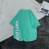 Men T-Shirts Printed Loose Half Sleeve