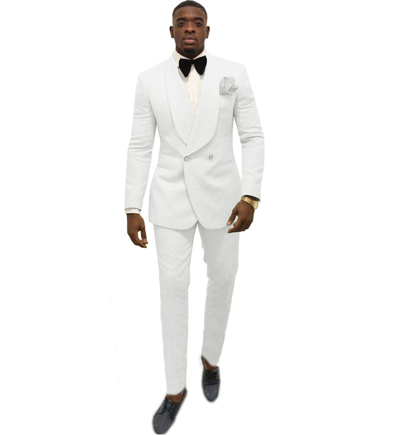 Black Tie Attire Suit Men's Two-Piece Suit Clothing Wedding Slim Fit