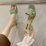 High Heels Slippers Spring/Summer Chunky Heel Fashion High Heel Sandals