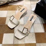 High Heels Slippers Spring/Summer Chunky Heel Fashion High Heel Sandals