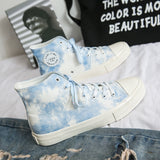 Canvas Shoes Zhejiang Color-Changing High-Top Men's and Women's Casual Sneakers Hong Kong Style Trendy Shoes