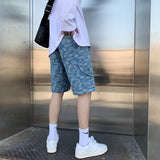 Men Denim Shorts Summer Denim Shorts Male Student