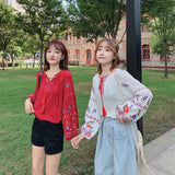 Coachella Music Festival Outfits Autumn Loose Lantern Sleeve Tassel Top Girlfriends