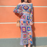 Coachella Music Festival Outfits Top and Skirt Split Suit