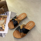 Women Open Toe Sandals Flats Summer Fashion Cross Sandals