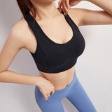 Underwear for Sweating Gathered Mesh Yoga Vest