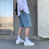 Men Denim Shorts Summer Denim Shorts Male Student