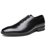 Men's Dress Shoes Classic Leather Oxfords Casual Cushioned Loafer Business Leather Shoes Men's Casual Shoes