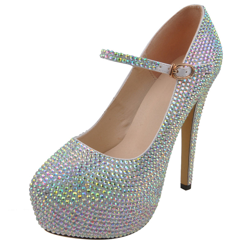 Gold Heels High Heels Bride Stiletto Wedding Shoes Bridesmaid Shoes