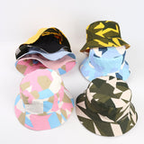 Bucket Hat Fishing Cap Cotton Print Fisherman Hat Men's and Women's Outdoor Mountaineering Sun Hat Leisure
