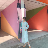 Coachella Music Festival Outfits Beach Dress Seaside Vacation Long Sleeve Red Dress Long Dress