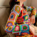 Coachella Music Festival Outfits Colorful Cotton All-Match Top