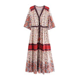 Coachella Music Festival Outfits Bohemian Dress