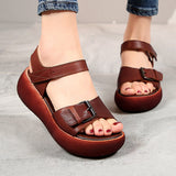 Women Platform Sandals Summer Fashion Retro Casual Sandals
