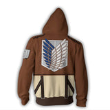 Men Hoodie Attack on Titan Series 3D Printed Hoodie