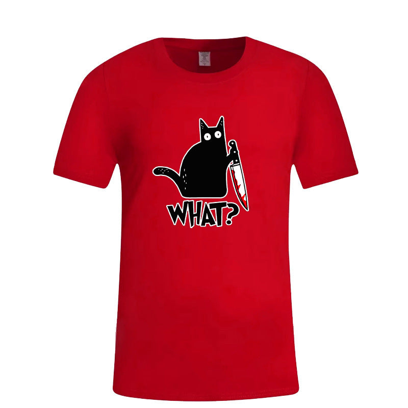 Halloween Costumes Cat Funny Halloween Gift T-shirt