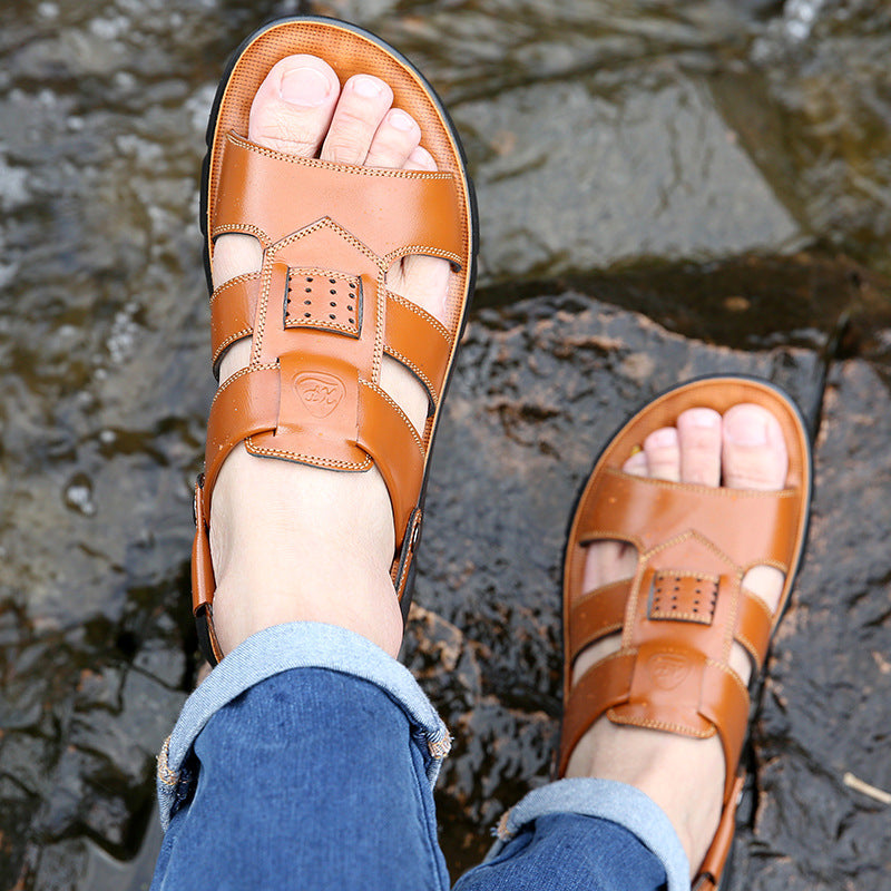 Men Sandals Indoor and Outdoor Beach Sandals Sport Flip Flops Comfort Casual Sandal Men's Summer Casual Beach Shoes