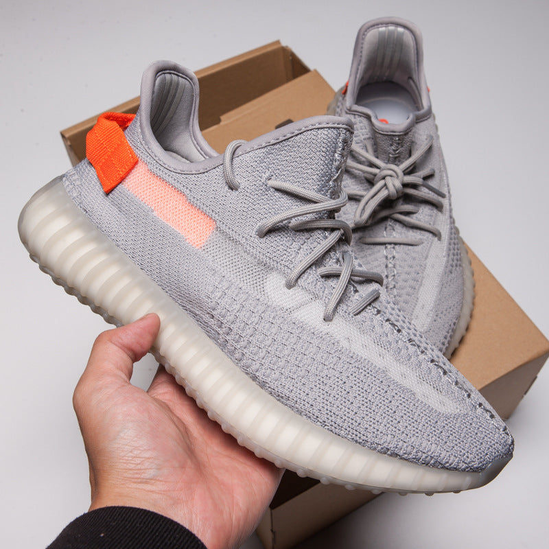 Men's Sneakers Stitching Flying Woven Sports Casual Shoes Men's Mesh Breathable Sneakers