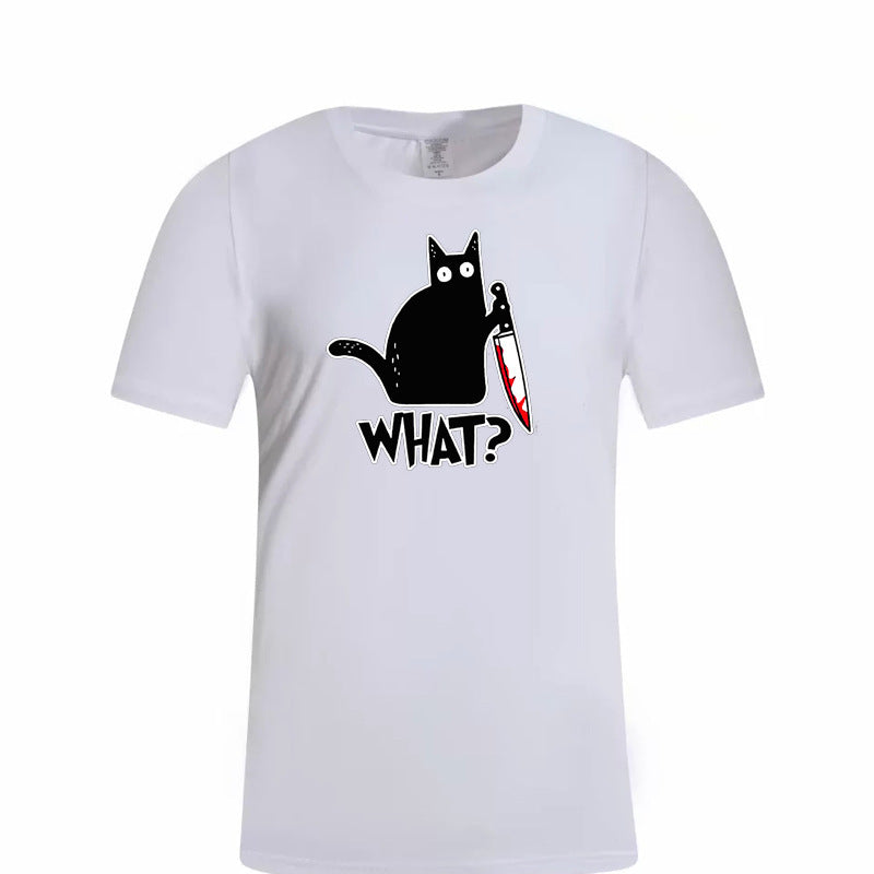 Halloween Costumes Cat Funny Halloween Gift T-shirt