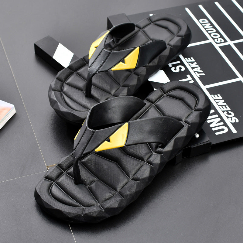 Flip Flops Men's plus Size Fashion Brand Summer Leisure Flip-Flops Beach Men's Slippers Outer Wear