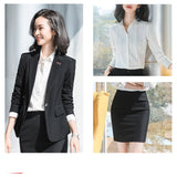 Interview Suit Women Suit Female Fall Winter Fashion Tooling
