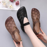 Highway Flat Sandals Summer Hollow Retro Sandals Casual Hole Flat Women's Shoes