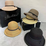 Straw Hat Straw Hat Vintage Bow Straw Hat Summer