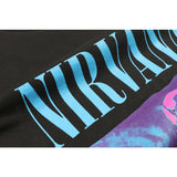 Nirvana T Shirt Vintage Retro Casual Loose-Fitting T-Shirt Fog