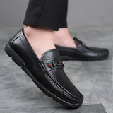 Men's Loafers Relaxedfit Slipon Loafer Men Shoes Spring Men Breathable Men's Casual Leather Shoes