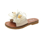 Women Open Toe Sandals Flats Summer Bowknot Fashion Flat Heel Sandals