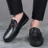 Men's Loafers Relaxedfit Slipon Loafer Men Shoes Spring Men Breathable Men's Casual Leather Shoes