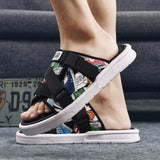 Men Sandals Slippers Men's Summer Fashion Slippers Personality Holiday Slippers Teenagers Beach Shoes