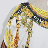 Loose Print Long Dress African Dashiki Ankara Styles Dress