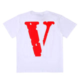 Vlone T Shirt Men'S And Women'S V Couple Wear Men'S And Women'S Round Neck Tee Short Sleeve T-Shirt