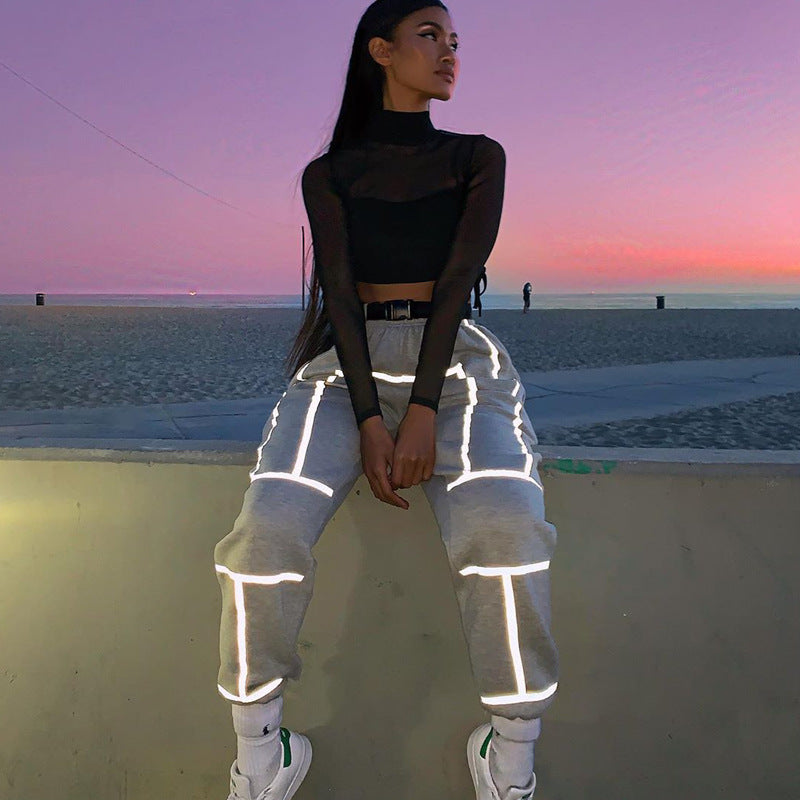 Grey Sweatpants Spring/Summer Trousers Exercise Casual Pants Women