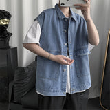 Men Denim Jackets Denim Jacket Coat Men's Spring and Autumn