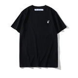 Off White T Shirt Summer Men'S Casual Shortsleeved Tshirt Ow Hollow Arrow Off Mouse Limited Graffiti Owt