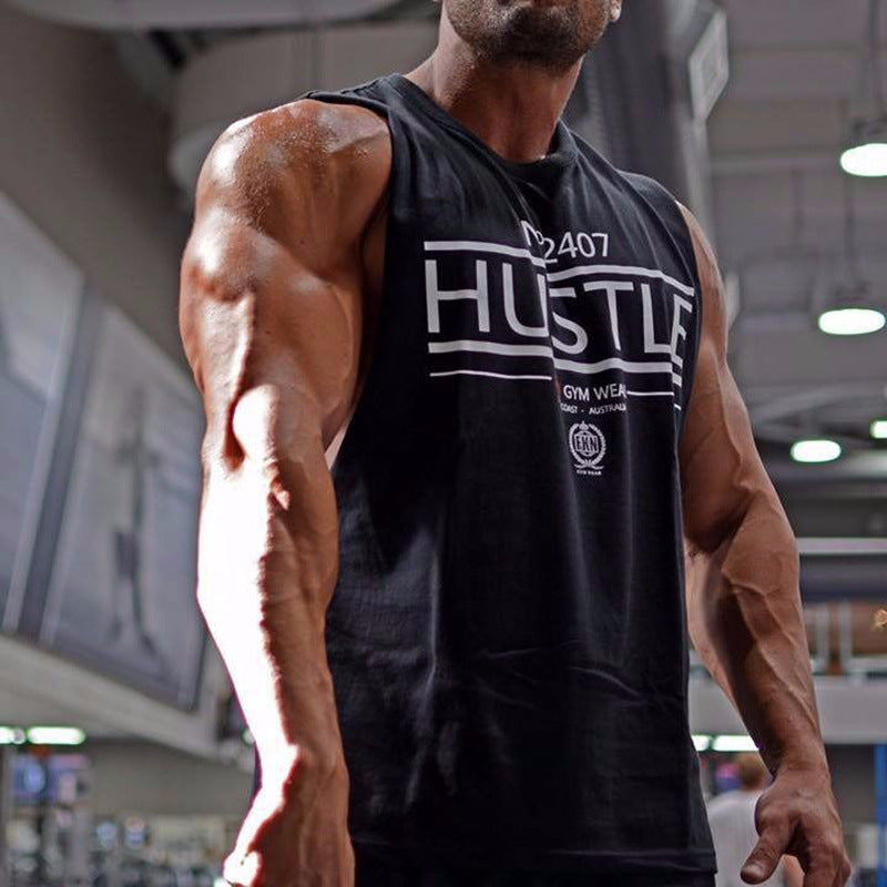 Wifebeater Shirt Sleeveless Sports Vest Loose