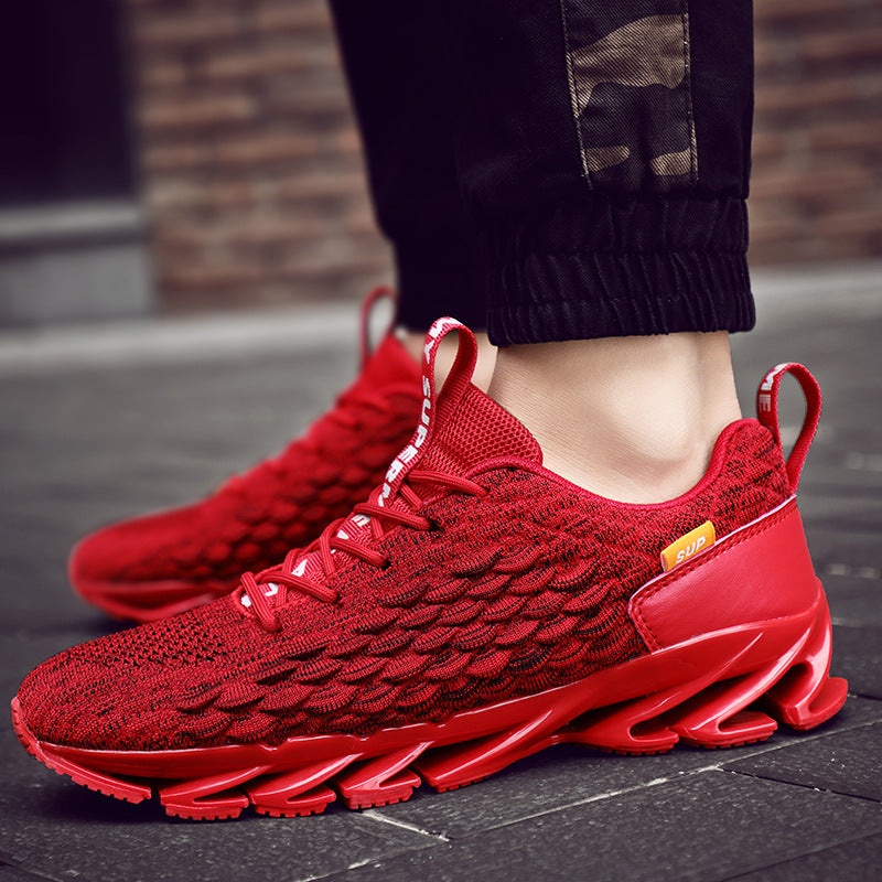 Men Sneakers Men Walking Shoes for Jogging Breathable Lightweight Shoes Summer Breathable Warrior Running Fly Woven Mesh Sneakers