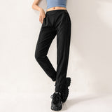Sweat Wicking Pants Loose Tappered Tight Track Pants Quick-Drying Breathable