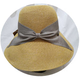 Straw Hat Bow Sun-Shade Fisherman Hat Women