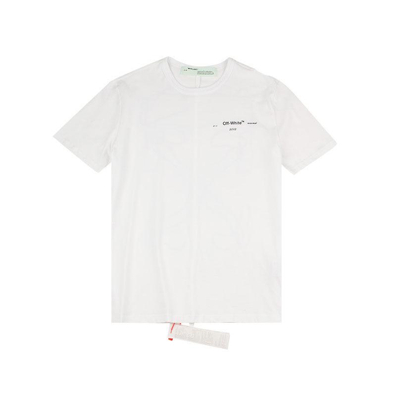 Off White T Shirt Pullover Summer Loose Short Sleeve Arrow Casual Short Sleeve Men'S Clothing Owt