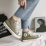 Canvas Shoes Spring Canvas Shoes Male Student High-Top Casual Sneakers Male