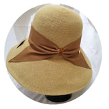 Straw Hat Bow Sun-Shade Fisherman Hat Women