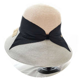 Straw Hat Bow Sun-Shade Fisherman Hat Women